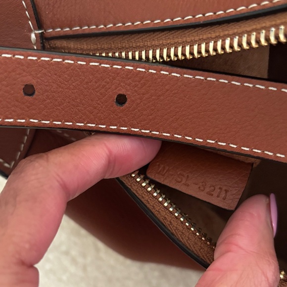 Celine Medium Romy Brown Leather Shoulder Bag - Picture 10 of 11